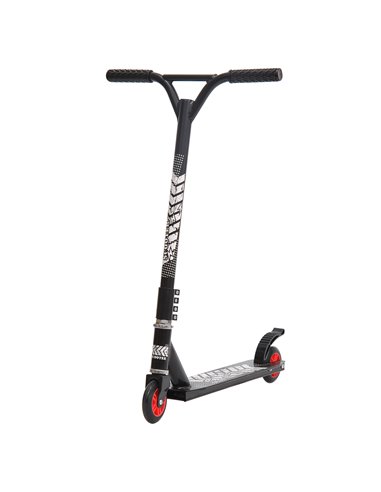 HOMCOM Push Stunt Scooter, 2 Wheels, Fixed Bar, 360 Degree-Black