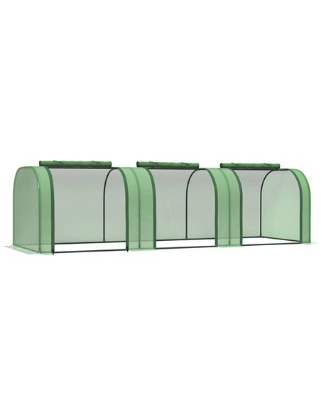 Outsunny PE Tunnel Greenhouse 295x100x80 cm Green 845-234V05GN - pic 38721 | FastDaddyshop