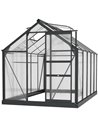 Outsunny Clear Polycarbonate Large Walk-In Greenhouse, Grey & Clear 845-059V01GY
