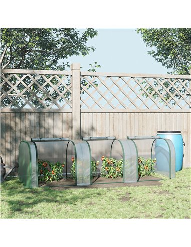 Outsunny PVC Tunnel Greenhouse Green Grow House, Clear 845-234V04CR