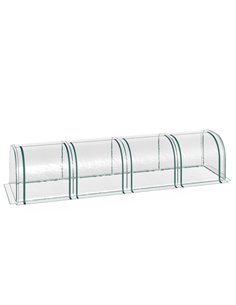 Outsunny PVC Tunnel Greenhouse Green Grow House, Clear 845-234V03CR
