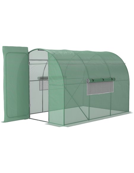 Outsunny Large Walk-In Greenhouse, Green 845-142V00GN - pic 38847 | FastDaddyshop