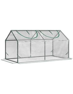 Outsunny Mini Greenhouse Portable Flower Planter, Clear 845-368V04