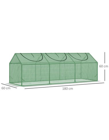 Outsunny Mini Greenhouse, Small Plant Grow House, Green 845-368V05