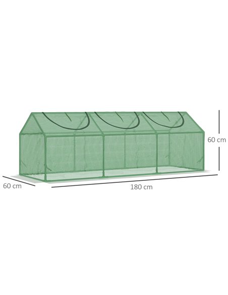 Outsunny Mini Greenhouse, Small Plant Grow House, Green 845-368V05 - pic 38876 | FastDaddyshop