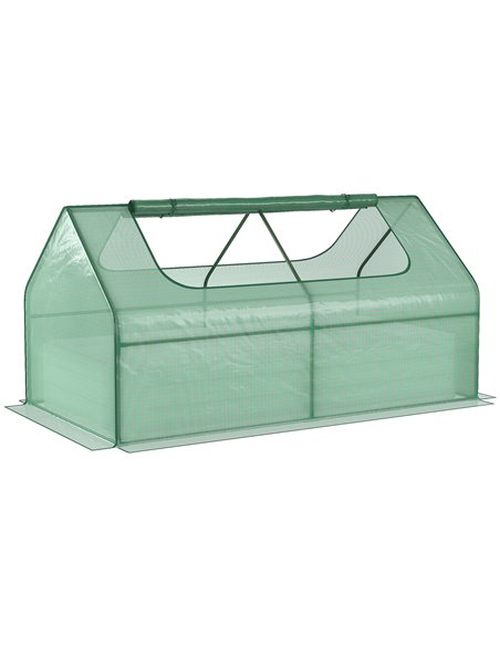 Outsunny Raised Garden Bed with Greenhouse, Green 845-520V01GN - pic 38892 | FastDaddyshop