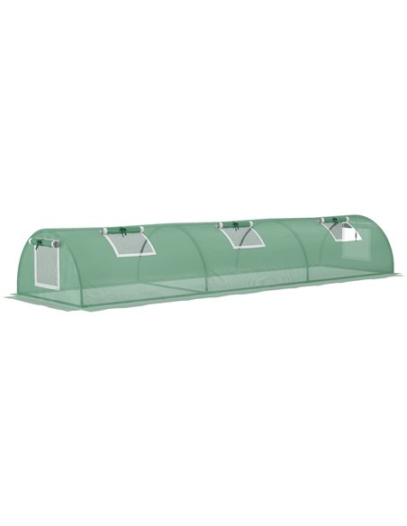 Outsunny 3m Portable Tunnel PE Mini Greenhouse, Green 845-769V01GN - pic 38901 | FastDaddyshop