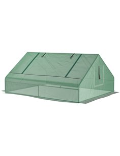 Outsunny Portable Garden Mini Greenhouse, Dark Green 845-153V00DG