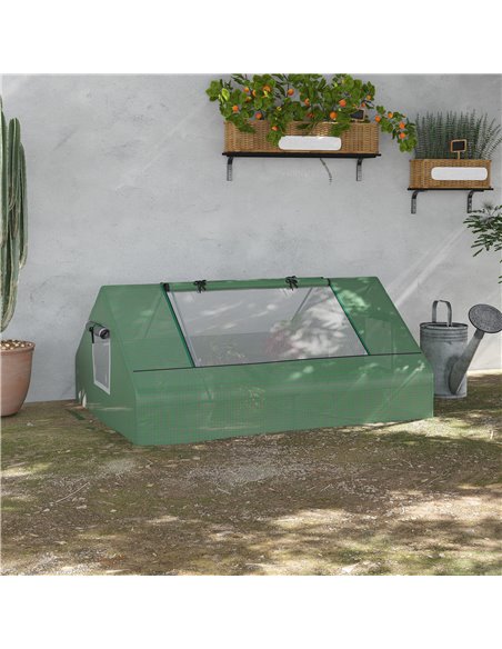 Outsunny Portable Garden Mini Greenhouse, Dark Green 845-153V00DG - pic 38929 | FastDaddyshop