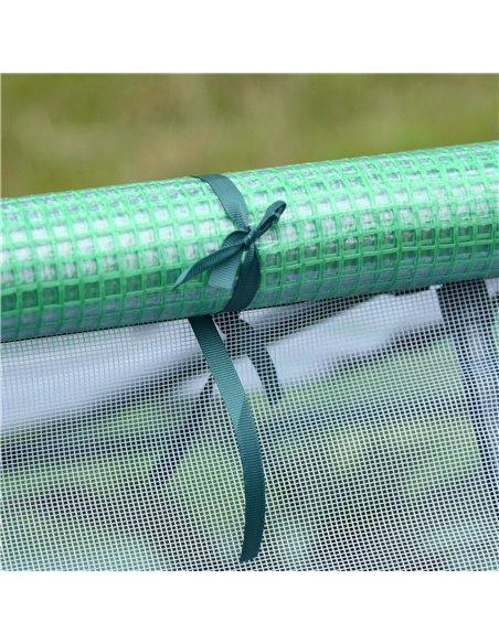 Outsunny Mini Greenhouse, Portable Garden Small Greenhouse with Zipped Windows and Door, 180 x 140 x 80cm, Dark Green 845-153V00 - pic 38936 | FastDaddyshop