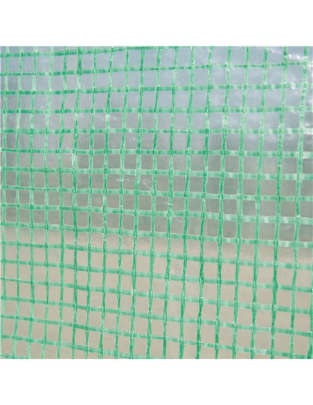 Outsunny Walk In Greenhouse, Garden Polytunnel with PE Cover, Zipped Roll Up Door and 6 Mesh Windows, 3x2x2m, Green 845-611GN - pic 38963 | FastDaddyshop