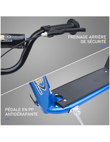 HOMCOM 12" Tyres Scooter-Blue