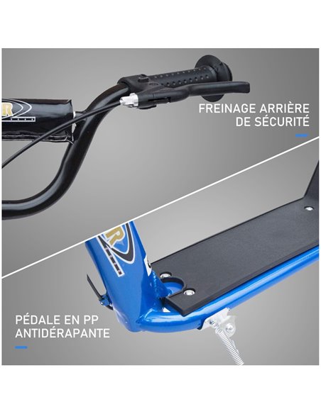 HOMCOM 12" Tyres Scooter-Blue - pic 3900 | FastDaddyshop