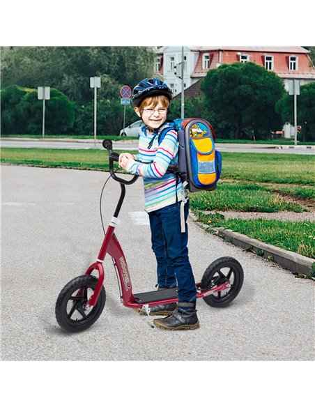 HOMCOM 12" Tyres Scooter-Red - pic 3902 | FastDaddyshop