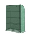 Outsunny 4 Tier Mini Greenhouse with Reinforced PE Cover, Green 845-938V00GN