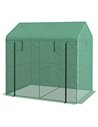 Outsunny Greenhouse, Walk-in Garden Grow House, Green 845-939V00GN