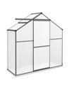 Outsunny 6 x 2.5ft Walk-In Polycarbonate Greenhouse, Dark Grey 845-950V00CG