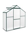 Outsunny 6 x 2.5ft Polycarbonate Walk-In Greenhouse, Green 845-950V00GN