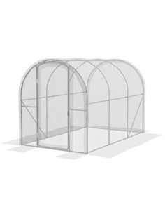Outsunny Polytunnel Greenhouse Walk-in Grow House, 3 x 2 x 2m, Clear 84H-004V00CR