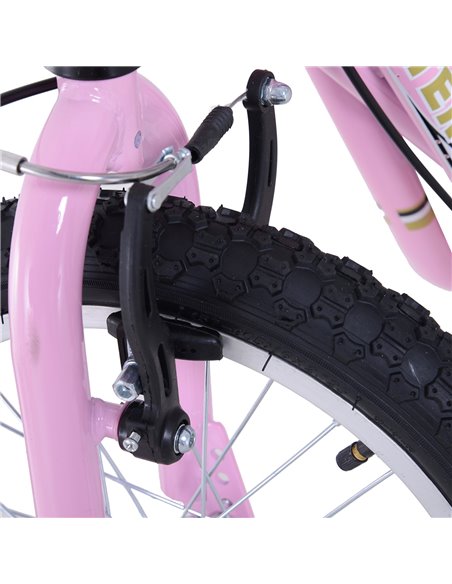 HOMCOM Air Tyre Scooter Adult Teen Push Scooter With Tyres Kids Stunt Scooter Ride On Alloy Wheel Pneumatic Tyres Pink - pic 3925 | FastDaddyshop