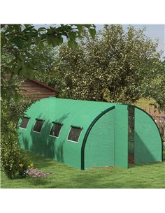Outsunny Walk-in Polytunnel Greenhouse, 6 x 3(m), Green 84H-033V00GN 2