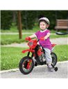 HOMCOM 6V Kids Child Electric Motorbike Ride on Motorcycle Scooter Children Toy Gift (Red)