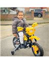 HOMCOM Kids Electric Motorbike Child Ride on Motorcycle 6V Battery Scooter (Yellow)