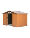 Outsunny 9 x 6FT Garden Metal Storage Shed, Yellow 845-031YL