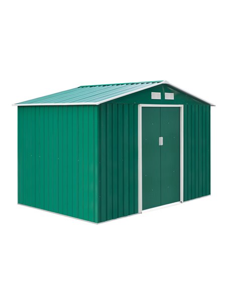 Outsunny 9 x 6 FT Large Lockable Garden Shed, Green 845-031GN - pic 39396 | FastDaddyshop