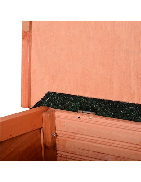 Outsunny Wooden Garden Storage Shed Tool Cabinet Organiser with Shelves Double Door 128L x 50W x 90Hcm 845-279 - pic 39485 | FastDaddyshop