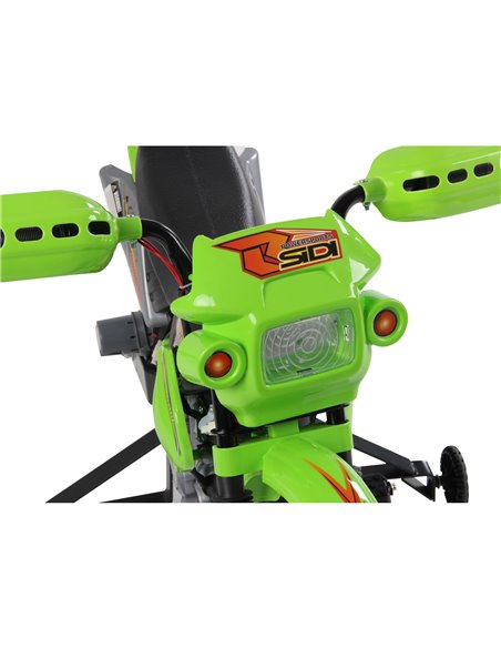 HOMCOM Kids Electric Motorbike Child Ride on Motorcycle 6V Battery Scooter (Green) - pic 3949 | FastDaddyshop