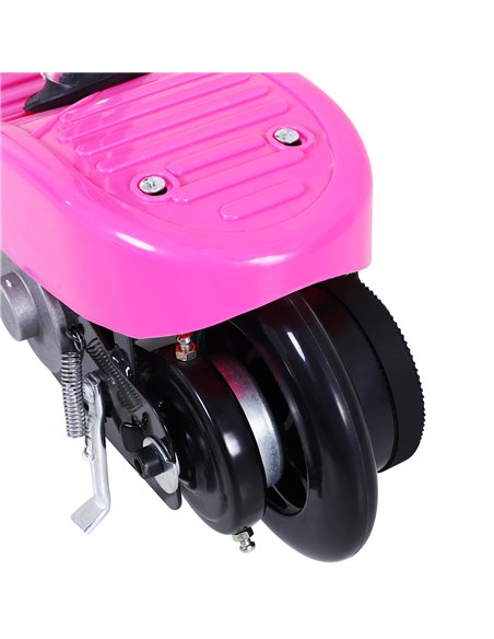 HOMCOM Outdoor Ride On Powered Scooter for kids Sporting Toy 120W Motor Bike 2 x 12V Battery - Pink - pic 3957 | FastDaddyshop