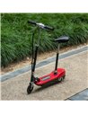 HOMCOM Outdoor Ride On Powered Scooter for kids Sporting Toy 120W Motor Bike 2 x 12V Battery - Red