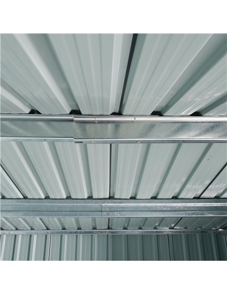 Outsunny 8 x 6ft Garden Storage Shed Double Door Ventilation Windows Sloped Roof Outdoor Equipment Tool, Grey 845-429GY - pic 39584 | FastDaddyshop