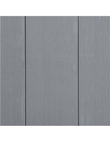 Outsunny Wooden Garden Storage Shed Lockable Tool Cabinet Organizer w/ Storage Table, Double Door, 139 x 75 x 160 cm, Grey 845-3