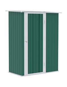 Outsunny 4.7ft x 2.8ft Garden Steel Storage Shed, Green 845-328V01GN