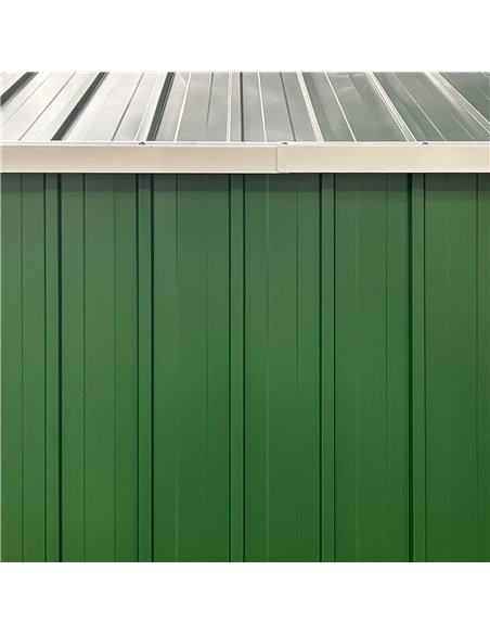 Outsunny 8 x 4 ft Metal Garden Storage Shed Apex Store with Lockable Door, Steel Tool Storage Box for Backyard, Patio and Lawn,  - pic 39844 | FastDaddyshop