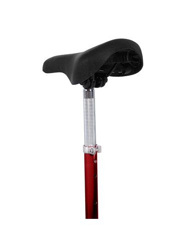 HOMCOM 120W Teens Foldable Kids Powered Scooters 24V Rechargeable Battery Adjustable Ride on Outdoor Toy (Red)