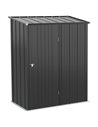 Outsunny 5.3ft x 3.1ft Outdoor Storage Shed, Charcoal Grey 845-532