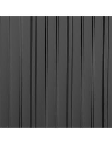 Outsunny 5.3ft x 3.1ft Outdoor Storage Shed, Garden Metal Storage Shed w/ Single Door for Backyard, Patio, Lawn, Charcoal Grey 8