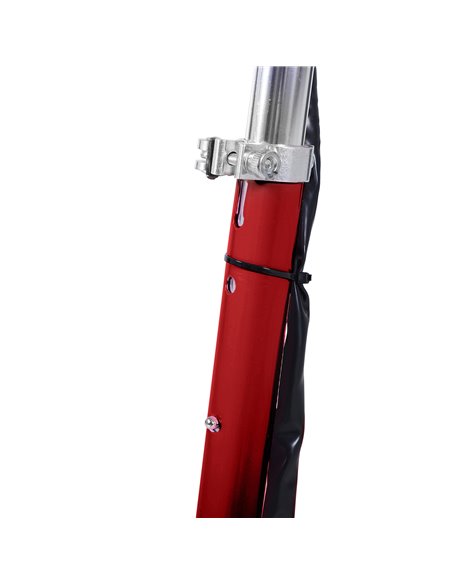 HOMCOM 120W Teens Foldable Kids Powered Scooters 24V Rechargeable Battery Adjustable Ride on Outdoor Toy (Red) - pic 3997 | FastDaddyshop