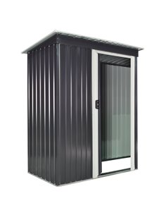 Outsunny 2 x 3ft Garden Storage Shed, Black 845-423