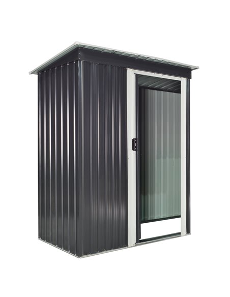 Outsunny 2 x 3ft Garden Storage Shed, Black 845-423 - pic 40008 | FastDaddyshop