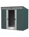 Outsunny 6.5 x 4FT Galvanised Metal Shed, Green 84H-006V00GN
