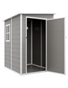 Outsunny 4'x5' Garden Storage Shed, Grey 845-952V00GY