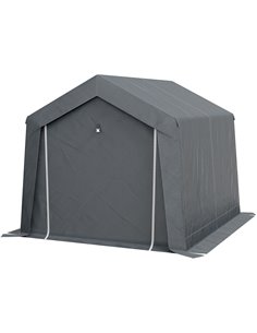 Outsunny 3 x 3(m) Waterproof Portable Shed, Dark Grey 845-948V01CG