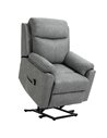 HOMCOM Power Lift Chair Electric Riser Recliner, Grey 713-094V70GY