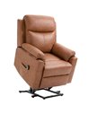 HOMCOM Power Lift Chair Electric Riser Recliner, Brown 713-094V70