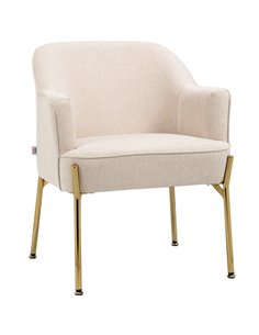 HOMCOM Fabric Accent Chair, Modern Armchair, White 839-700V70CW