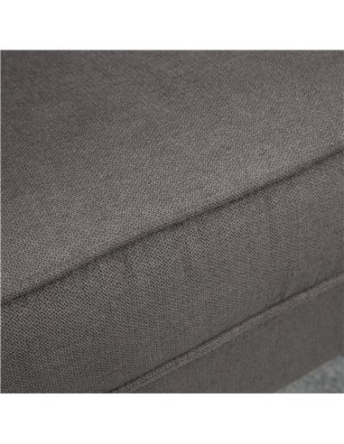 HOMCOM Retro Accent Chair, Wingback Armchair with Wood Frame Button Tufted Design for Living Room Bedroom, Dark Grey 833-695V71C